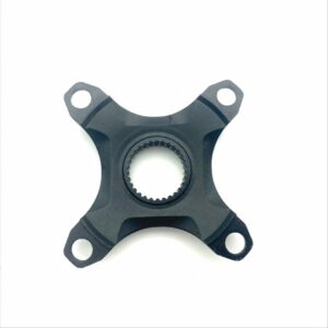 Bafang Mid‑Motor Chainring Adapter, 104BCD Aluminum Alloy Adapter for M200 M300 M400 G330 Mid‑Drive Ebike Crankset