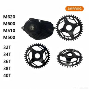 E-Bike BAFANG 104BCD 52CL Spider Chain Ring Adapter for M600 M500 M510 M620 G520 G521 G510 Mid Motor Crankset 32T 34T 36T 38T 40T
