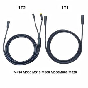Convenient 1T1 and 1T2 Connector Ebike Motor Display Extended Cable for Bafang M410 M500 M510 M600 M800 M820 M560