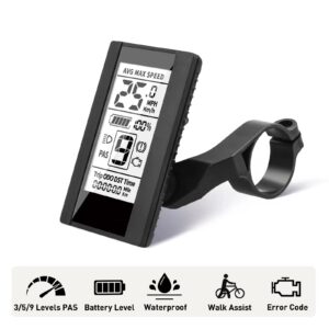 Bafang C965 UART Version LCD Display, 6Pin Connector, E-bike Speedometer for BBS01 BBS02 BBS03 M400 M620 G320 G340 Mid Drive Motor