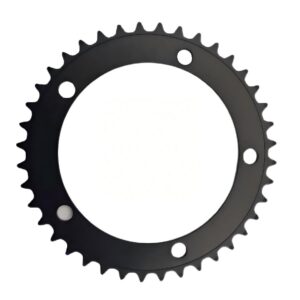42T 130BCD 5‑Bolt Chainring 77g, Compatible For All Bafang BBS‑Series Mid‑Drive Motor with 130BCD 5‑Arm Spider & All 130BCD 5‑Hole Bicycle Crank, Fit 7‑11 Speed Chain