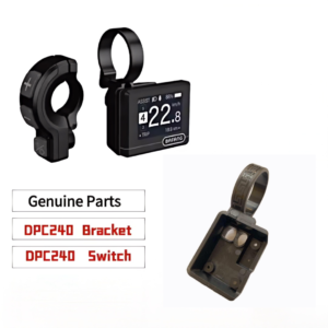 Bafang DPC240 DPC241 Display Bracket & Switch Button Kit, Handlebar Mount for Ø22.2 /25.4 /31.8mm Bars, Replacement Holder & Control Switch for Bafang DPC240 DPC241 E-Bike Display