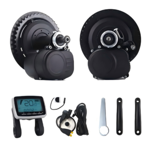 TSDZ2B 36V/48V 250W/350W/500W Mid‑Drive Motor Kit, Dual‑Clutch Brushless Ebike Conversion Kit 80Nm, BB68/73 Bottom Bracket for Mountain City Snow Sand Bike