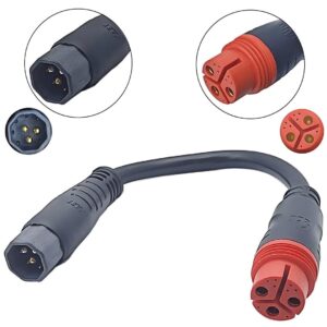 DAFULI Hub Motor Cable Adapter Z916 Male to L1121 Female Connector for BAFANG E-bike Hub Motor, Plug-and-Play Replacement & Upgrade