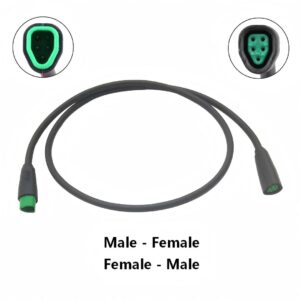 5‑Pin CAN‑Bus E‑Bike Display Dashboard Extension Cable 30cm / 60cm, IP65 Waterproof, Female‑Female / Female‑Male / Male‑Male for Bafang Mid‑Drive & Hub Motor Systems