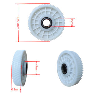 White ABS Nylon Drive Gear, Replacement Electric Bike Gear for Bafang G210 M200 Torque Mid Drive Motor