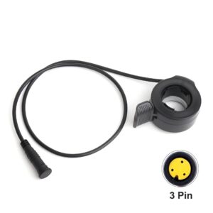 E‑Bike Thumb Throttle Perfect Fit for Bafang 8FUN Mid‑Drive & Hub Motor Kits, Replacement Throttle Handle for E‑Bike Conversion System