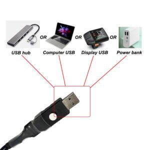 USB Programming Cable for Bafang M400 G330 M500 M620 CAN E-bike Mid-drive Motor, Adjust Wheel Diameter & Remove Speed Limit, Firmware Update Tool